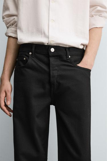 JEAN COUPE DROITE - Noir de Zara - Image 5