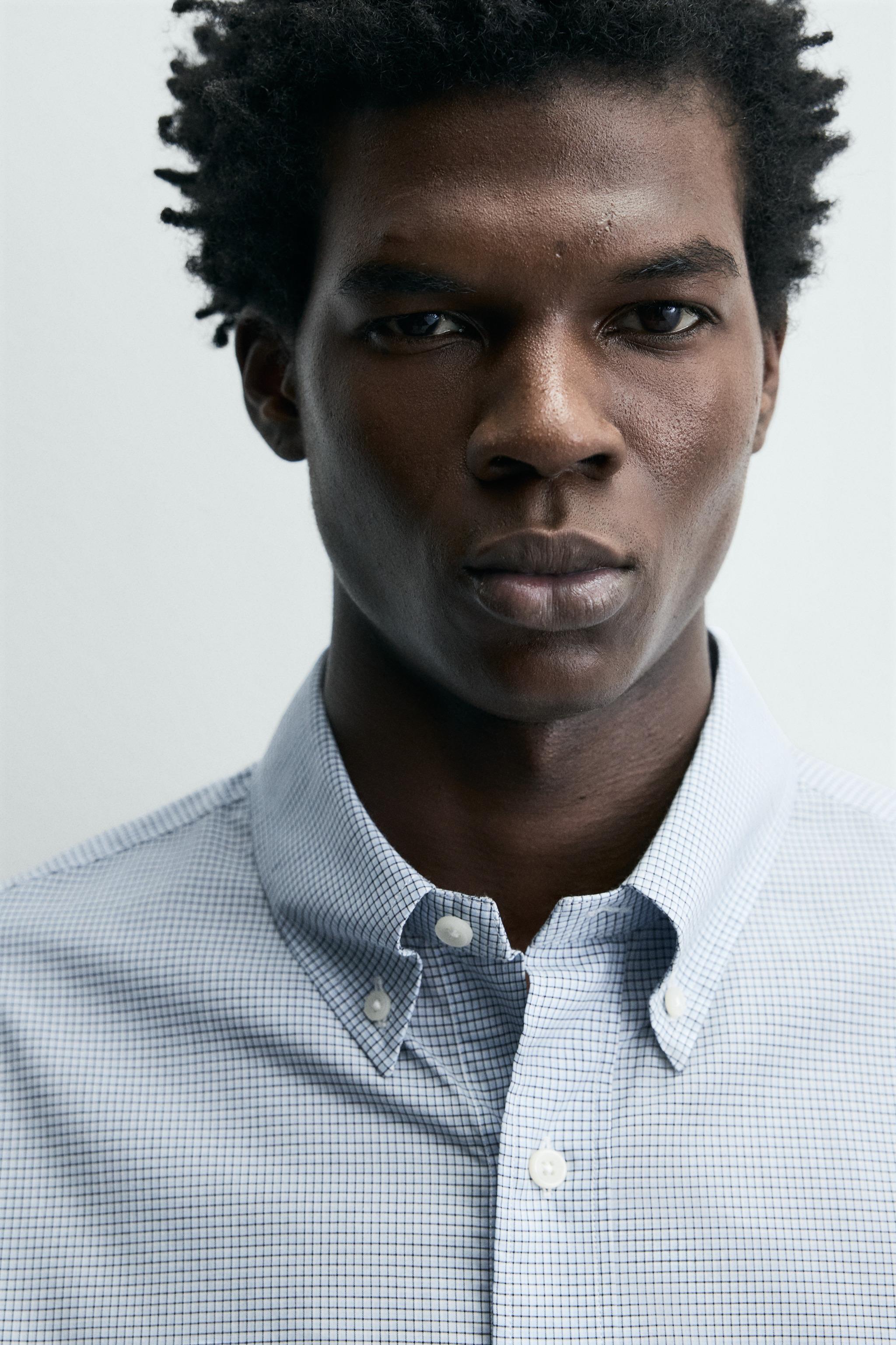 CHEMISE REGULAR FIT CARREAUX