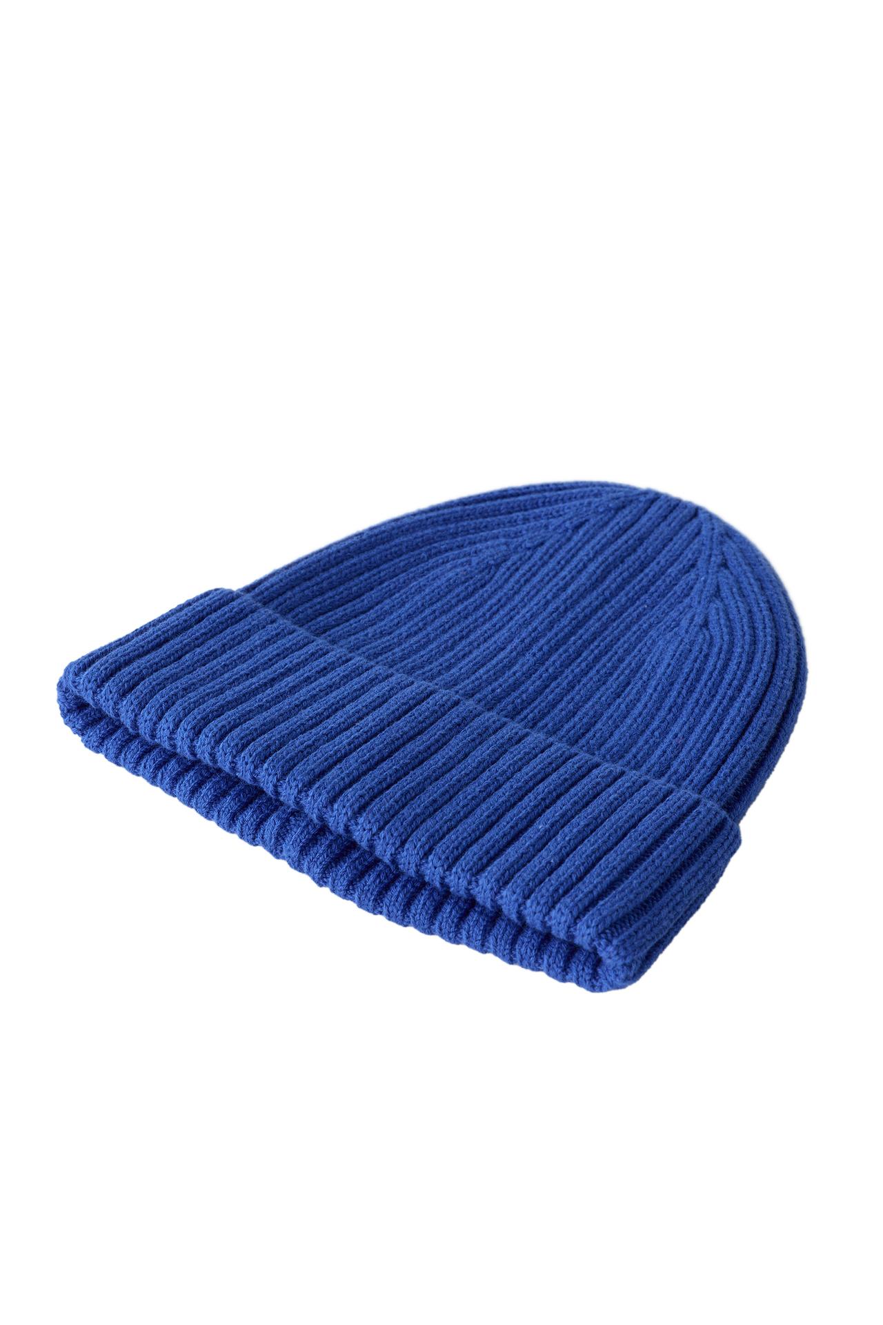 KNIT HAT — Bluish