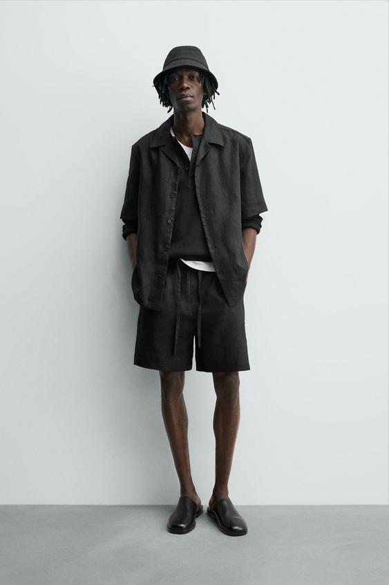 100% LINEN RELAXED FIT SHORTS from Zara - $59.90