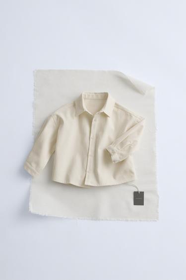 TIMELESZ - CAMISA DE ALGODÃO - Cru da Zara - Imagem 0