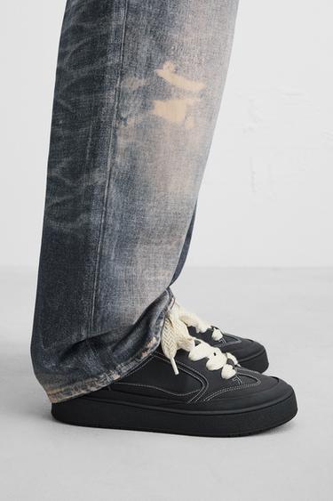MAXI LACE CHUNKY TRAINERS - Black by Zara - Image 0