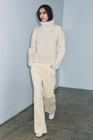 PANAZKO FLARE GALTZAK - THE ITEM ZARA WOMAN - Banilla kolorea, Zara-rena