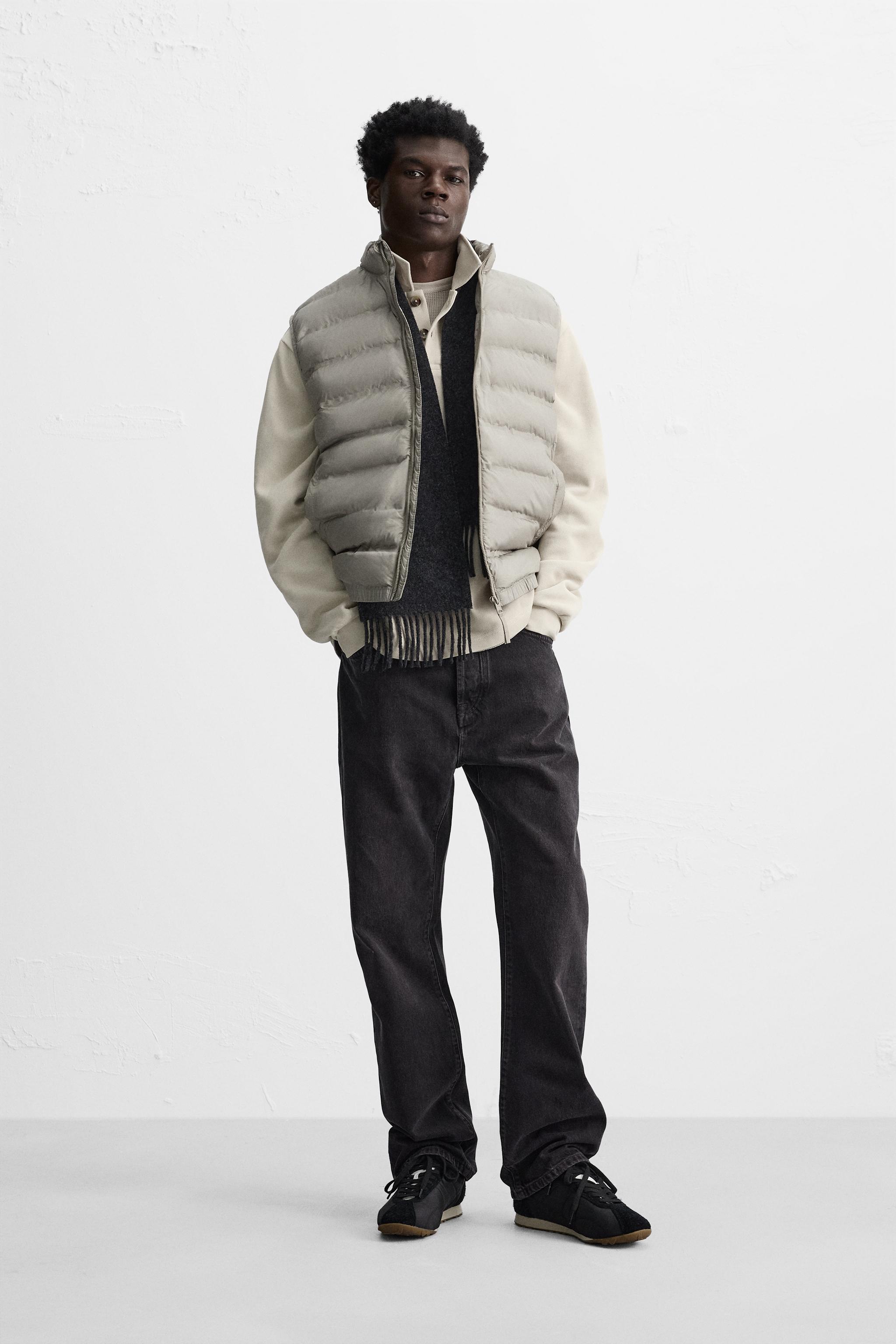 LIGHTWEIGHT PUFFER VEST - Navy blue | ZARA United States