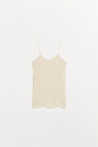 TOP STYLE LINGERIE EN DENTELLE ZW COLLECTION - Écru de Zara - Image 5