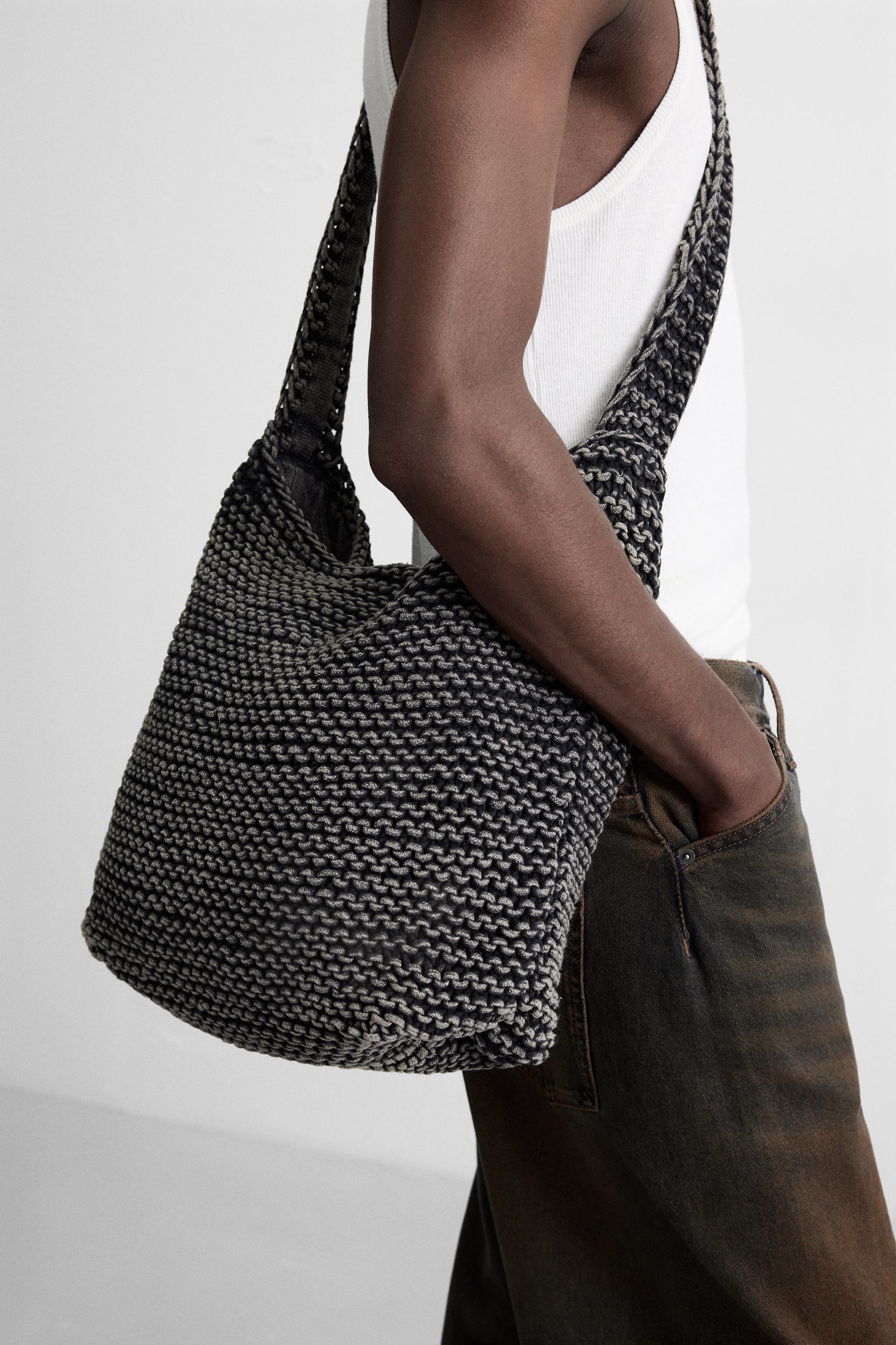 SAC PORTÉ ÉPAULE MACRAMÉ