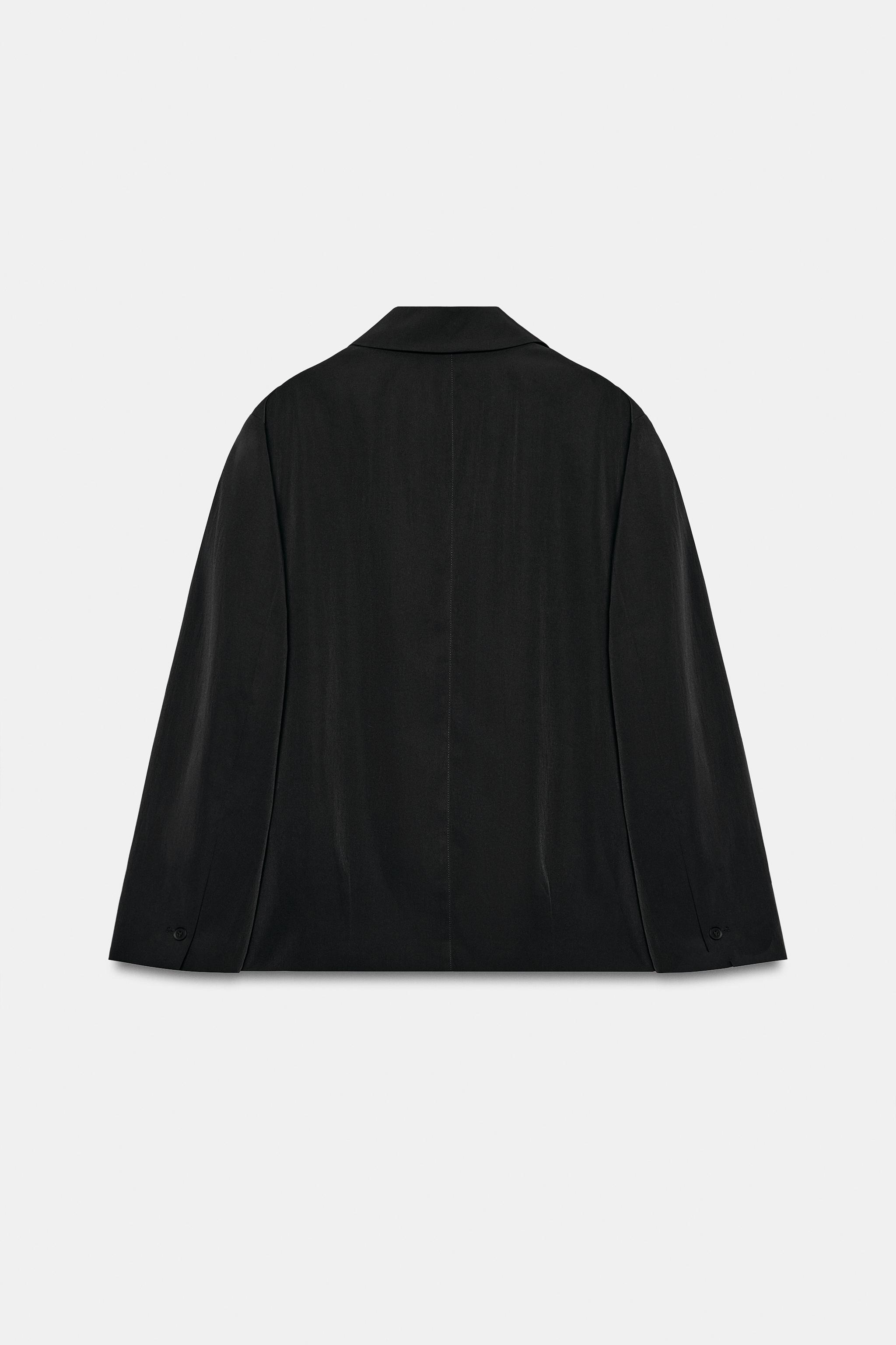 Zara ZW COLLECTION DOUBLE-BREASTED BLAZER — фото 9