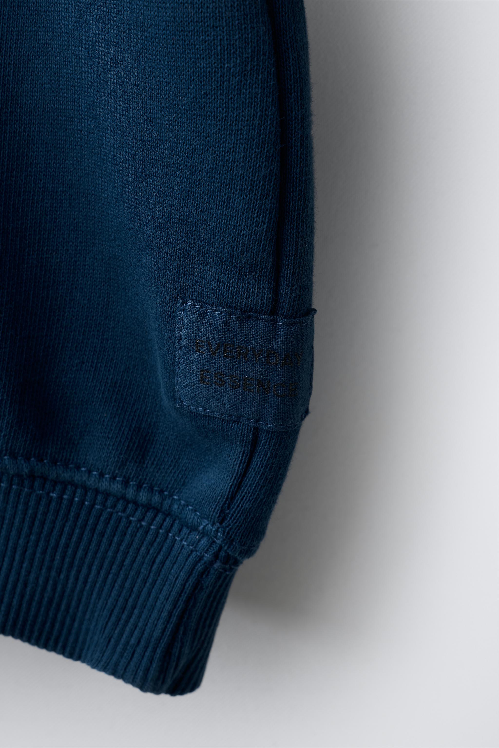 SWEATSHIRT AND WIDE LEG PANTS SET WITH LABEL