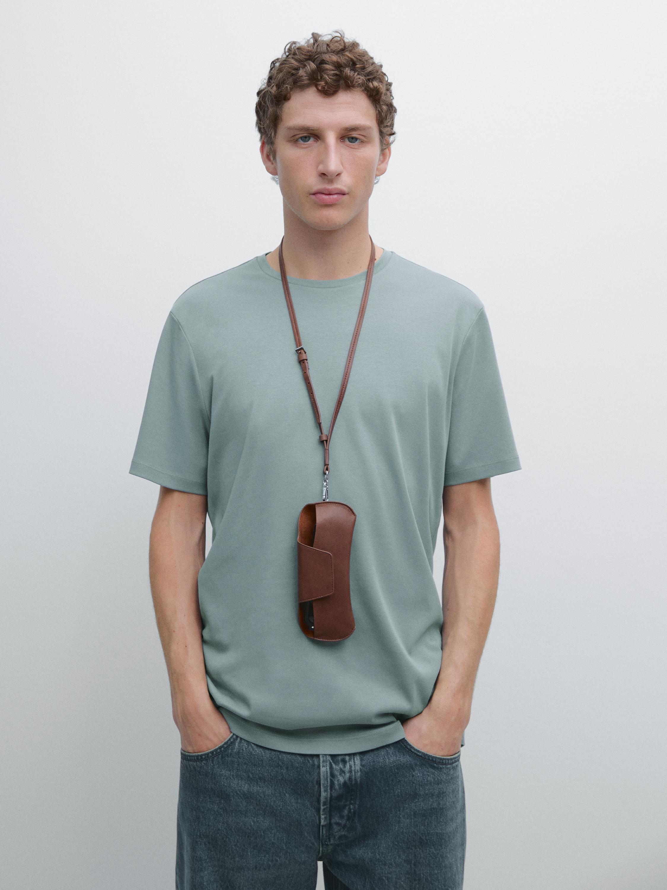 T-shirt à manches courtes en coton mélang