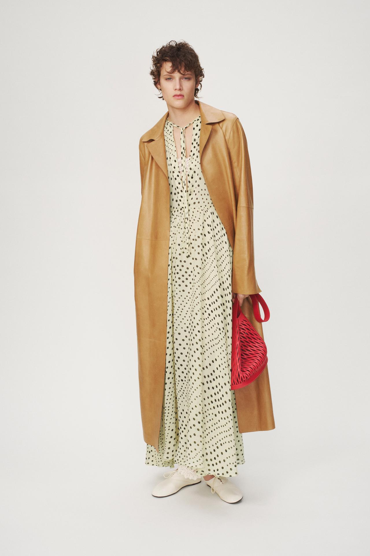 Платье в горошек ZARA WOMAN