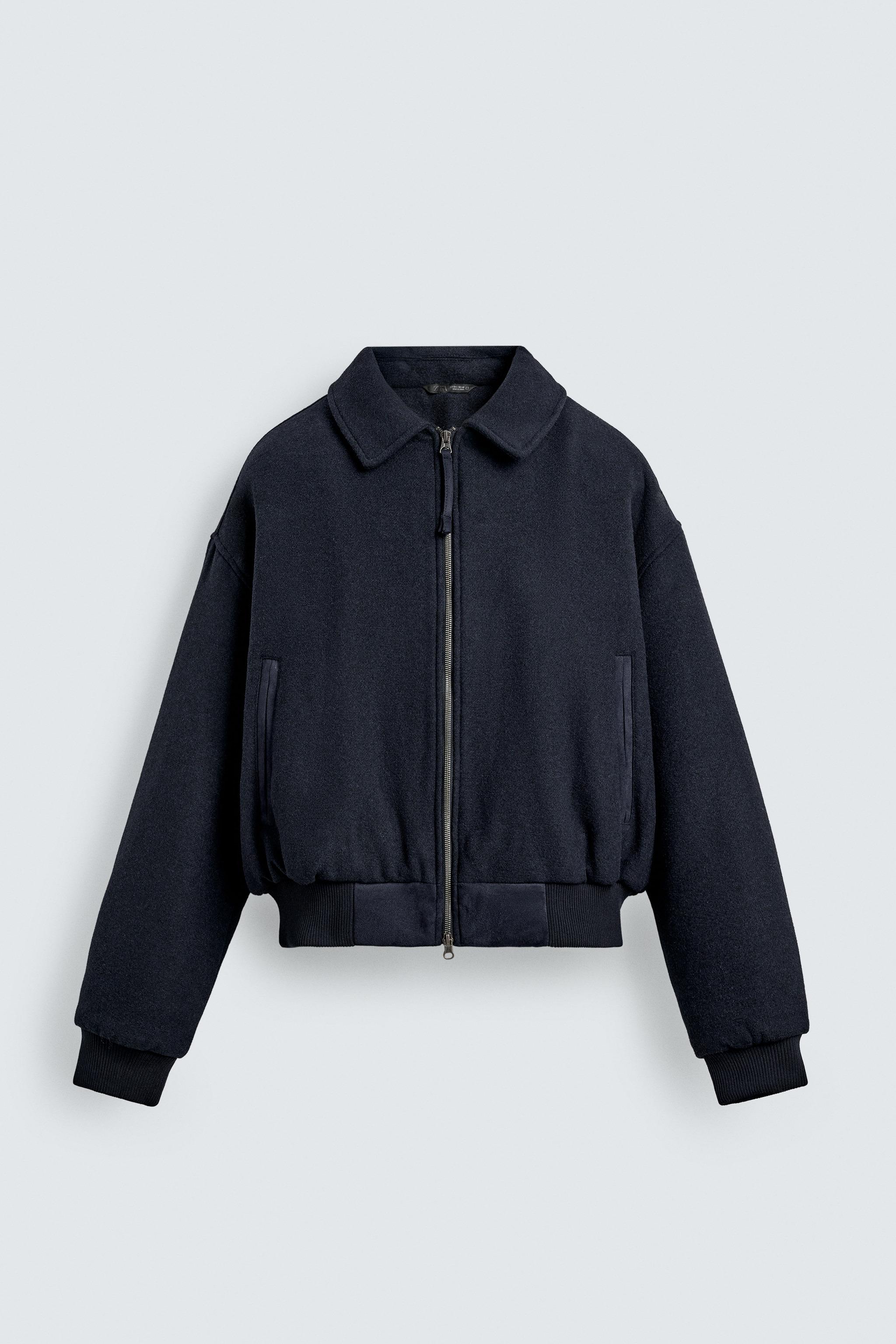 CROPPED FIT PADDED CLOTH JACKET