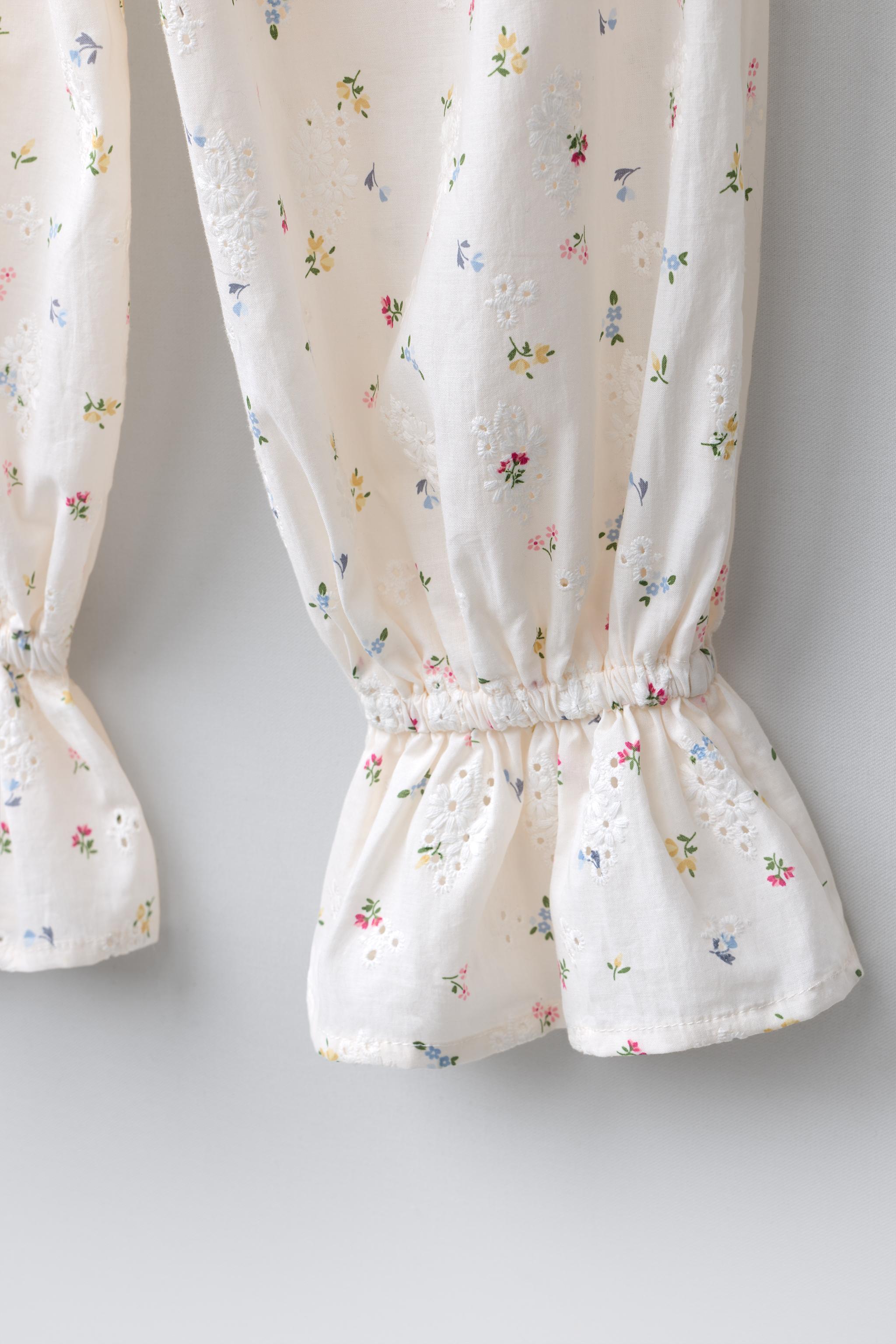 PANTALON BOUFFANT SCHIFFLY AVEC DENTELLE