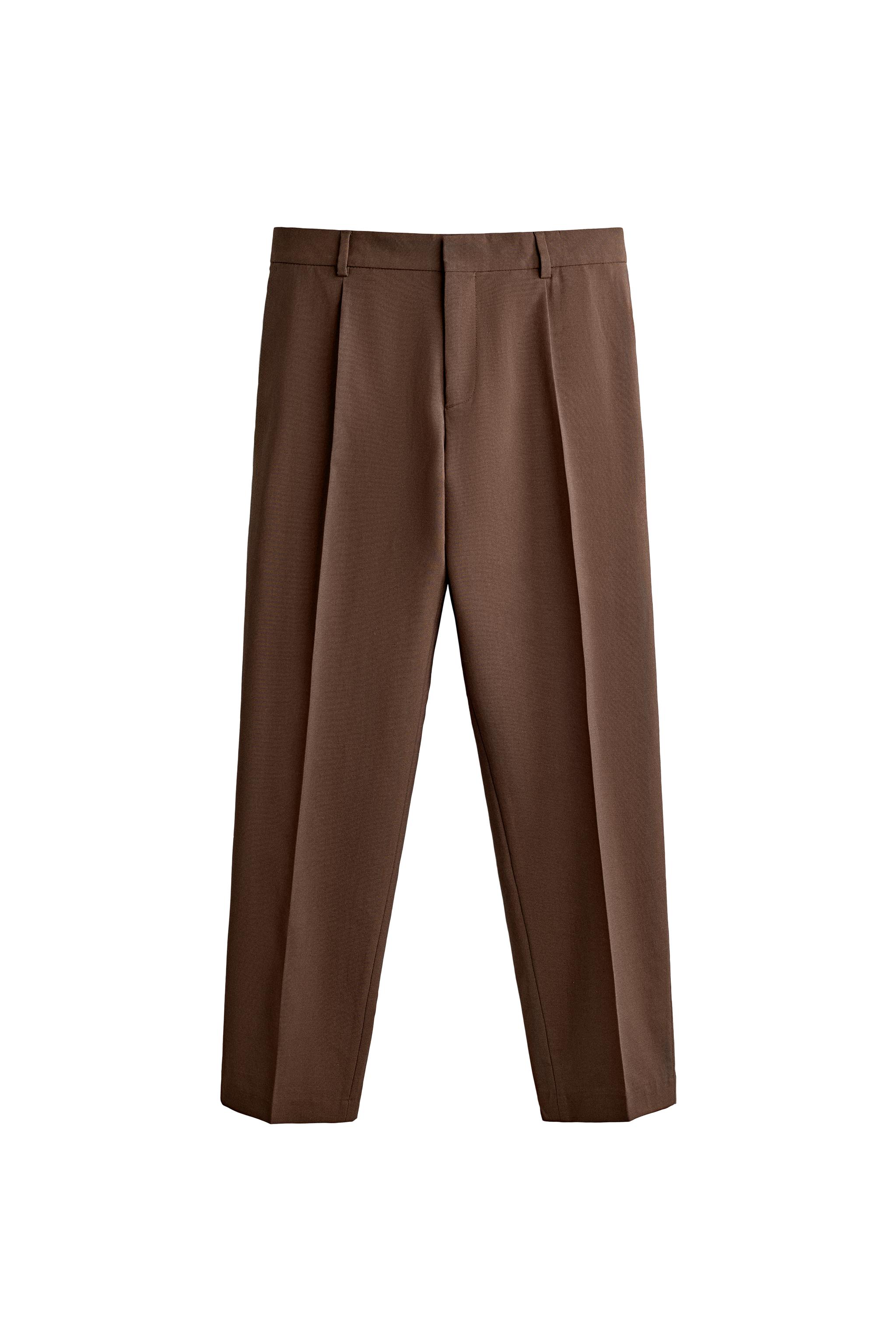 REGULAR FIT SUIT PANTS