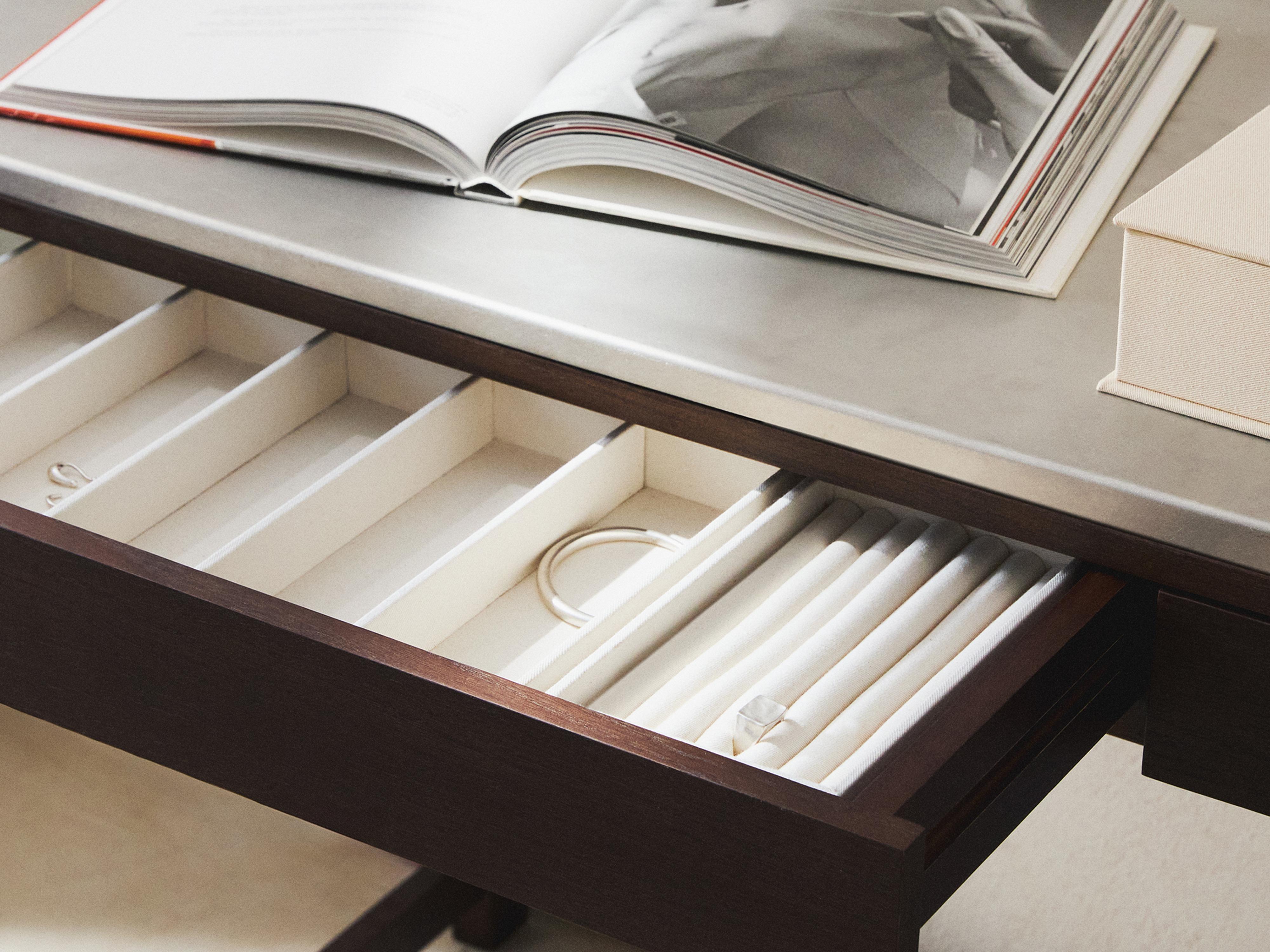 GLASSES ORGANIZATION BOX — Ecru
