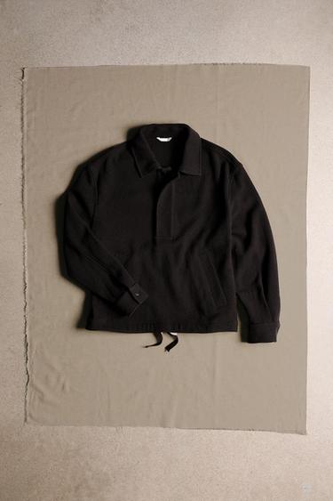 SOBRECAMISA POLO ESTRUTURA - Castanho da Zara