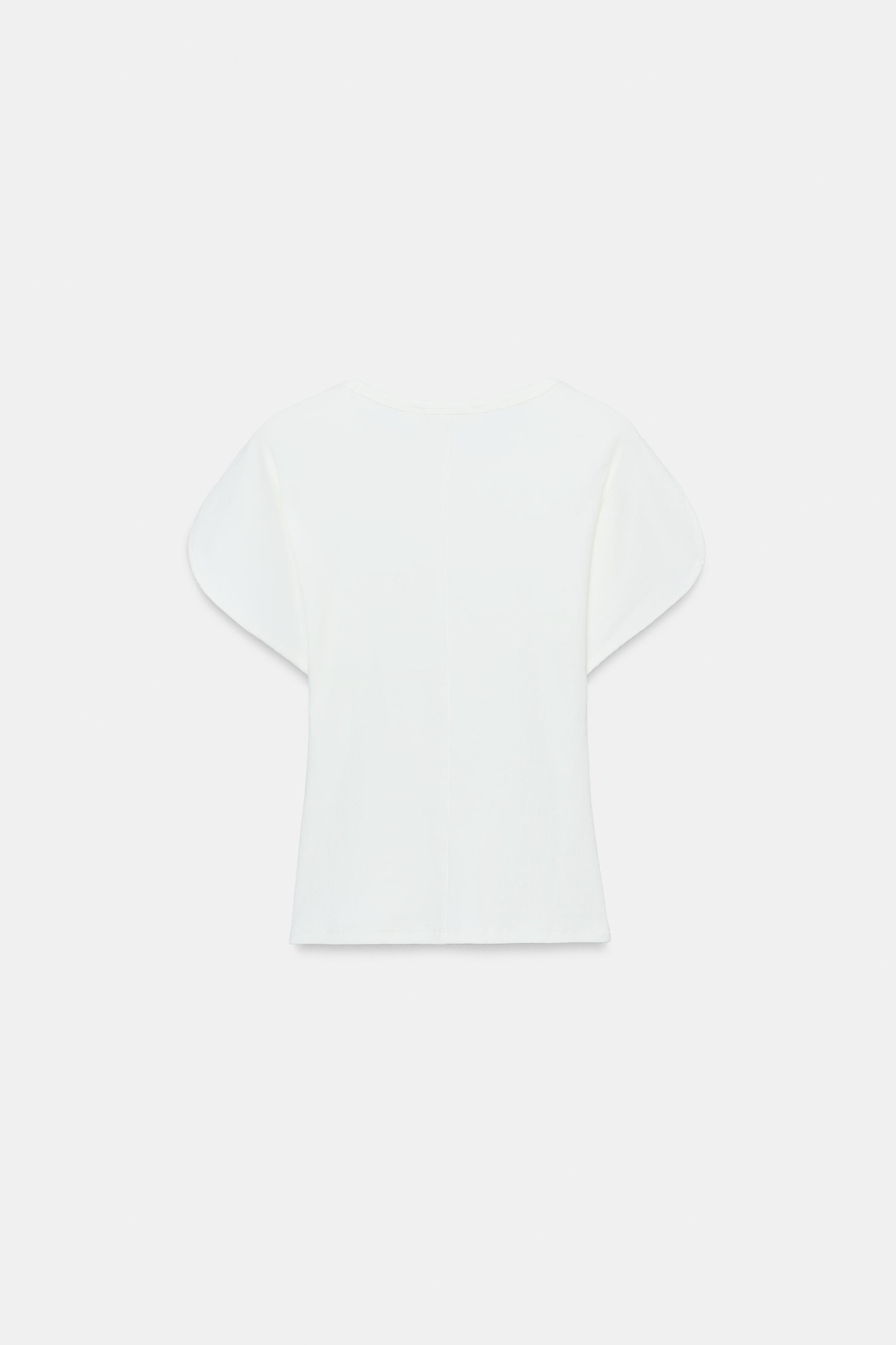 T-SHIRT À MANCHES BOUFFANTES