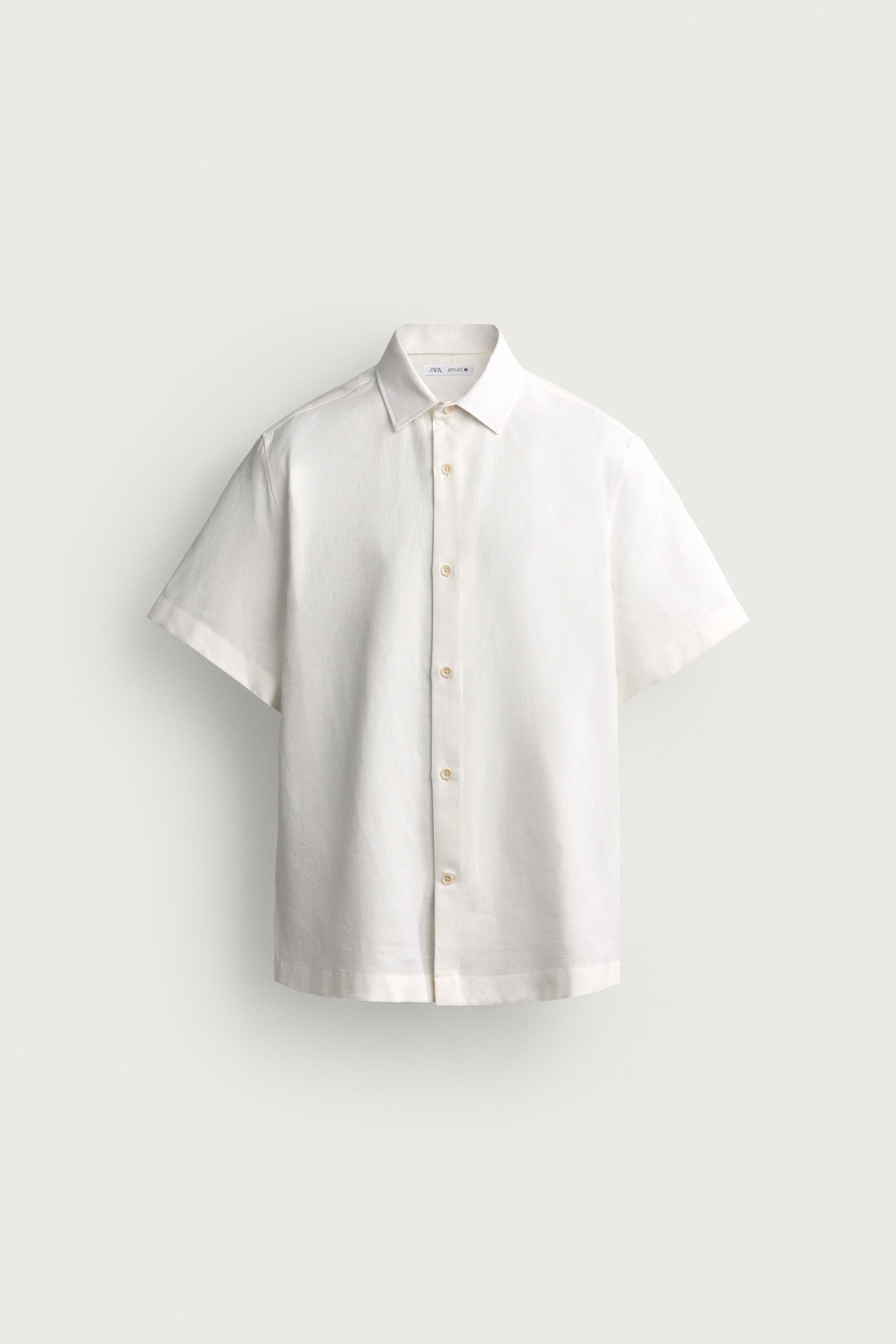 CHEMISE REGULAR FIT LIN - COTON