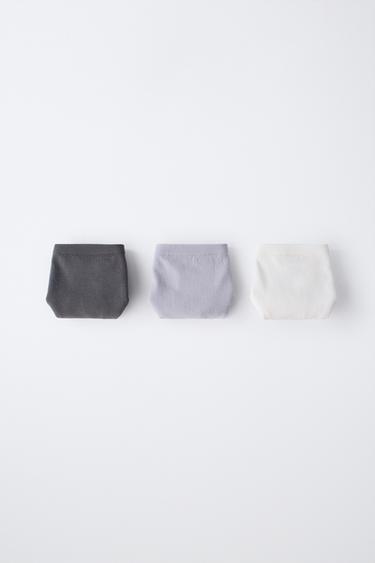 AGES 8-14 / THREE-PACK SEAMLESS CULOTTES - Multicoloured by Zara - Image 0