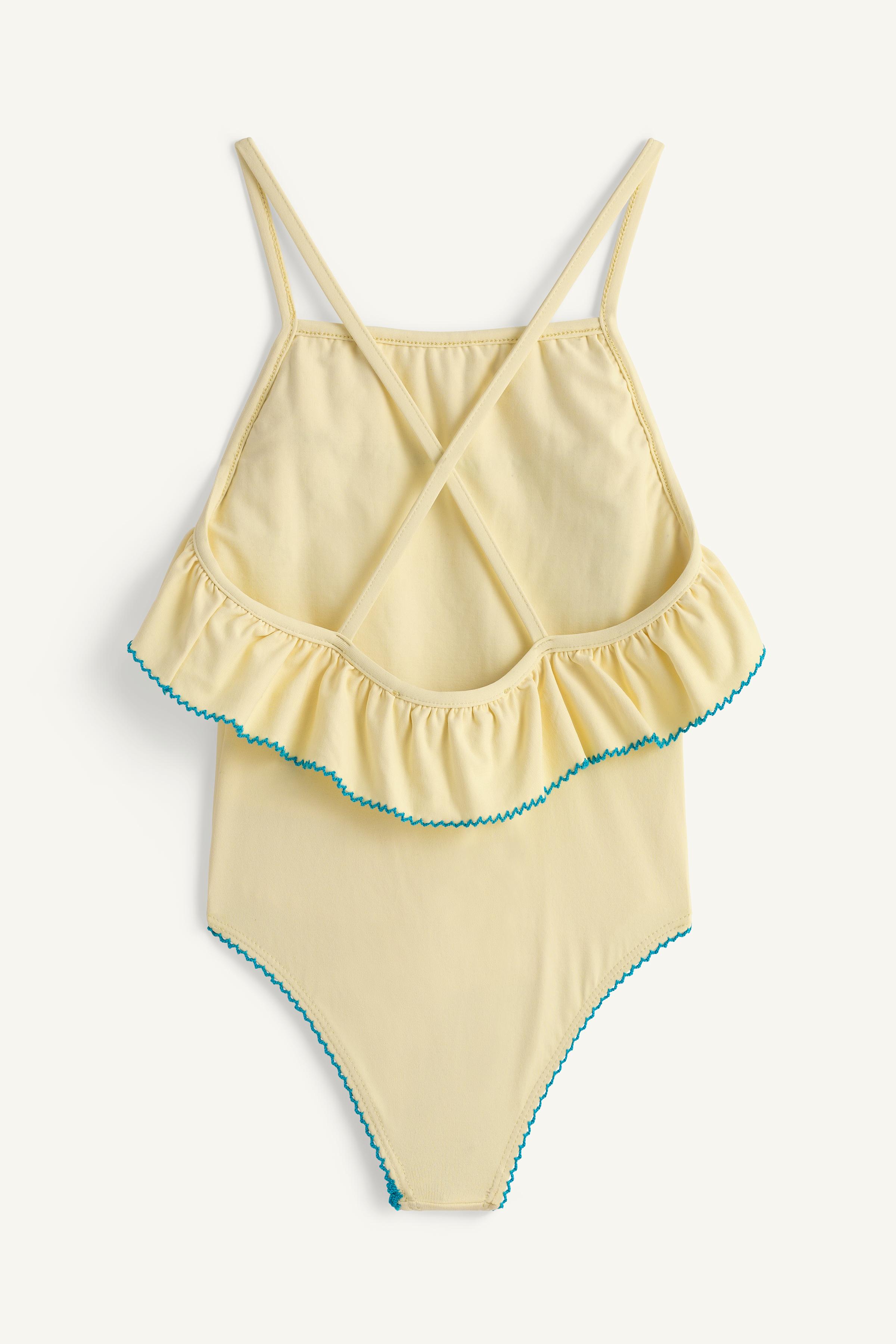 LIMITED EDITION EMBROIDERED CONTRAST SWIMSUIT