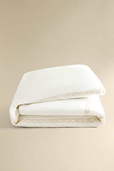 HOUSSE DE COUETTE SATIN BRODÉE - Cave de Zara - Image 4