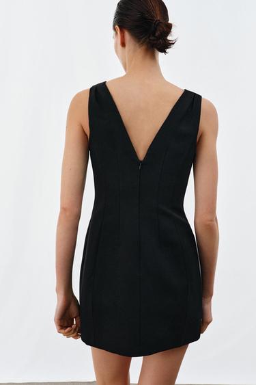 Robe Noir Courte Bershka Robe courte à bretelles Robes et combinaisons Femme B Robe Noir Courte Bershka Robe courte à bretelles Robes et combinaisons Femme B