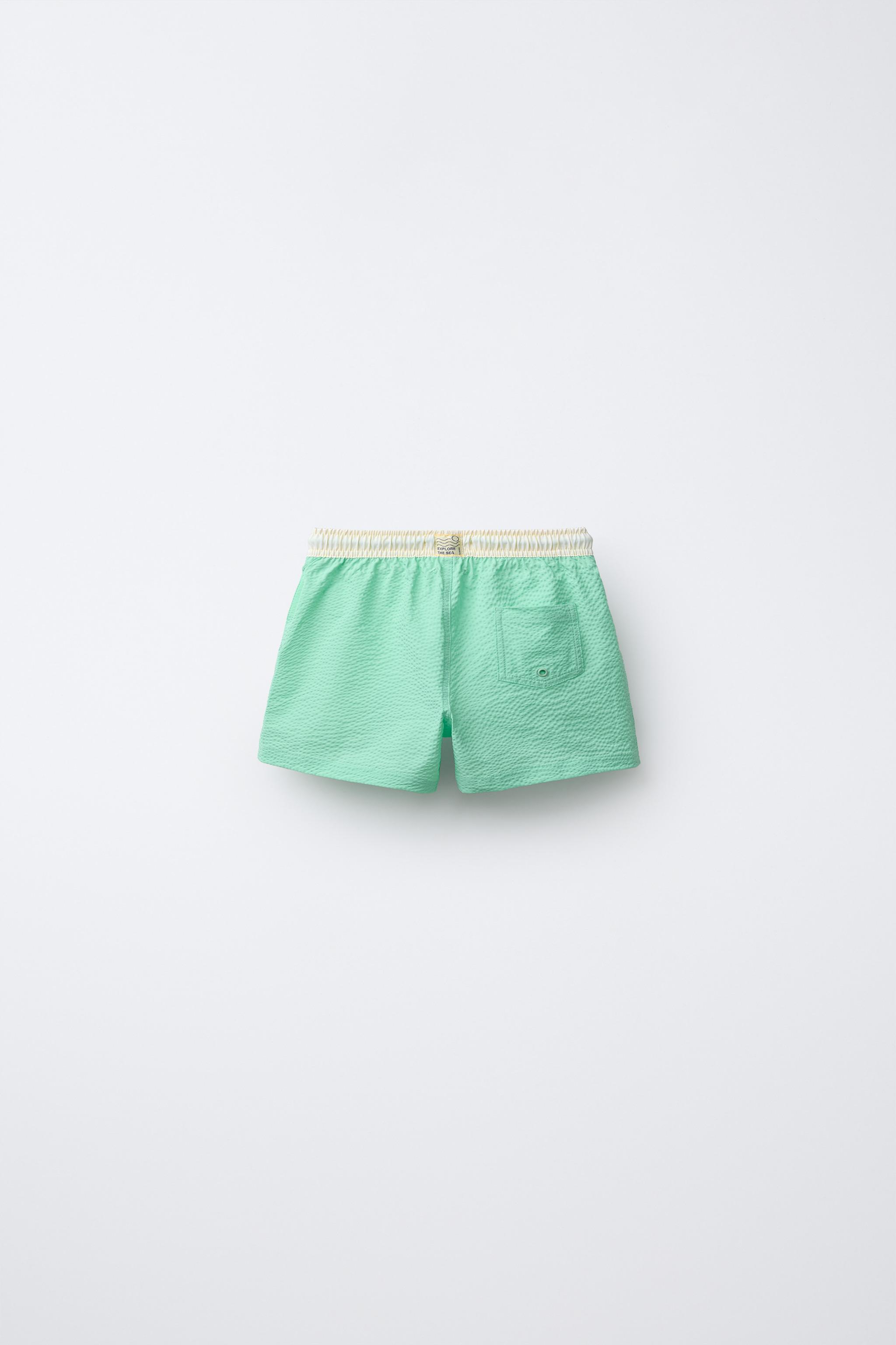2-6 YEARS / LABEL SWIM SHORTS
