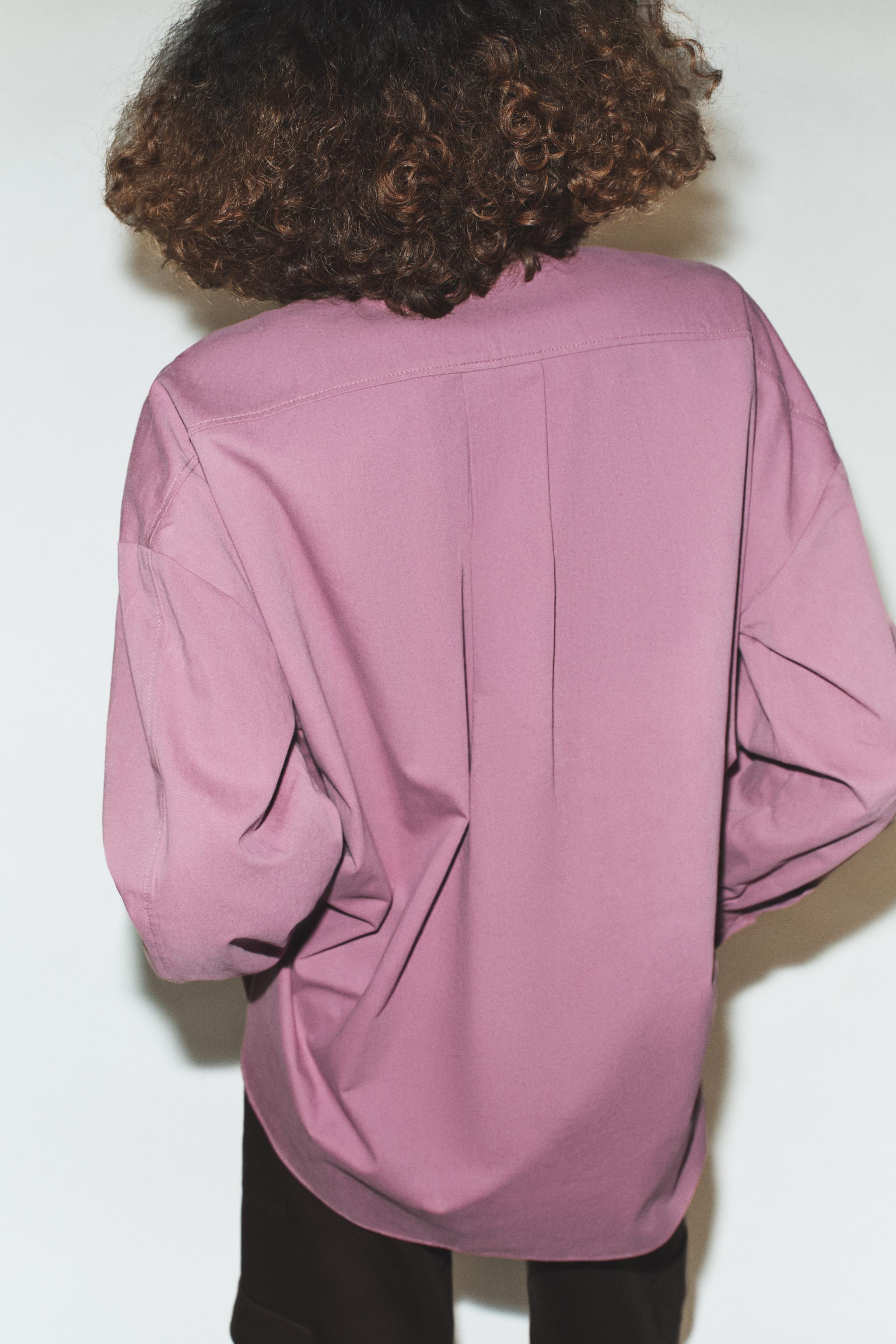 OVERSIZED HIGH NECK SHIRT