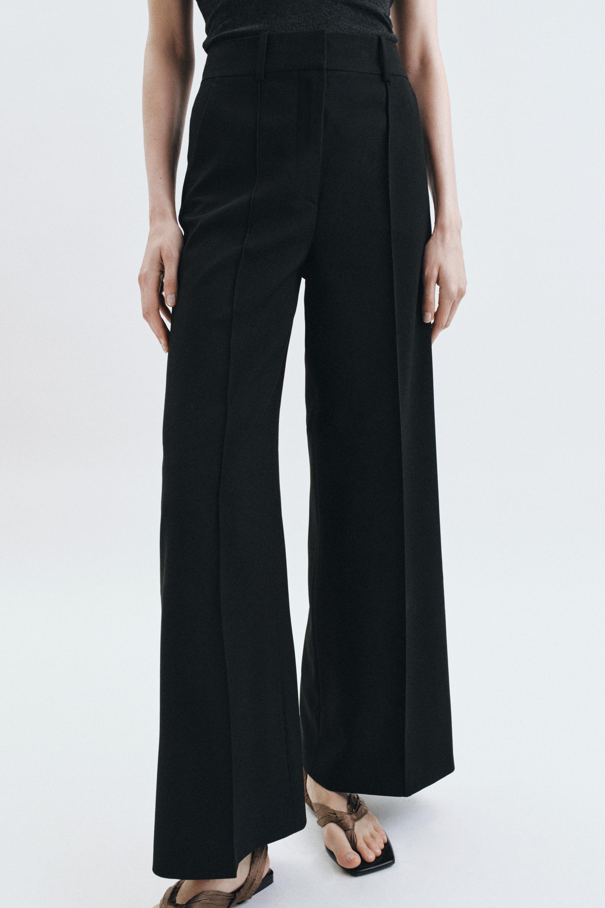 ZW COLLECTION STRAIGHT LEG PIN TUCK PANTS