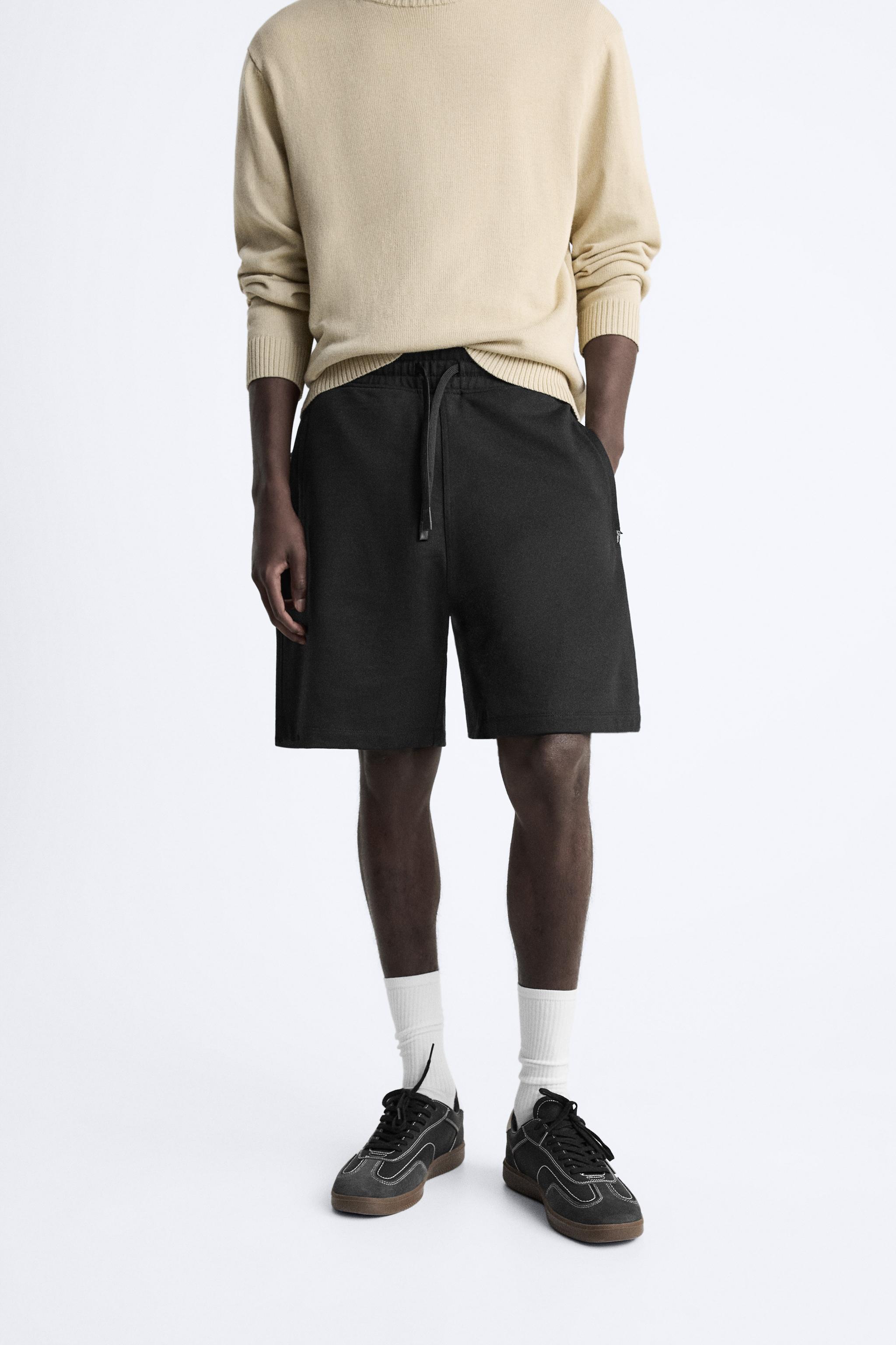 Zara jogger shorts sale