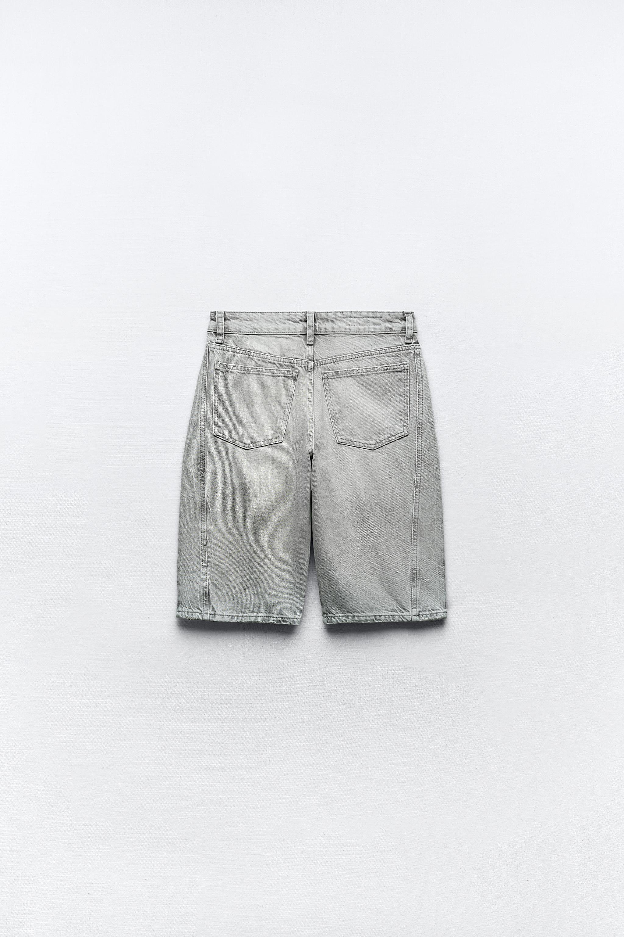 TRF HIGH-WAIST 牛仔短褲