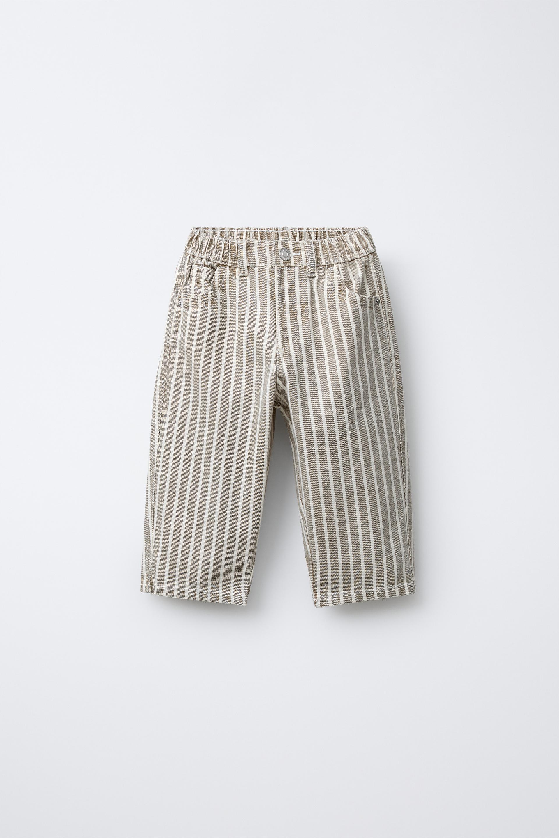 Striped Baggy Trousers