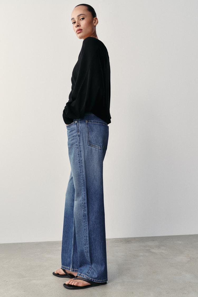 Z1975 JEANS RECTO DE CINTURA ALTA Y LARGO EXTRA 5
