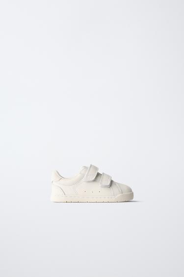 LEATHER BAREFOOT TRAINERS - White by Zara