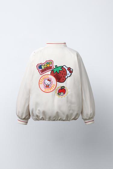 HELLO KITTY © SANRIO BOMBER JACKET - Ecru by Zara - Image 3