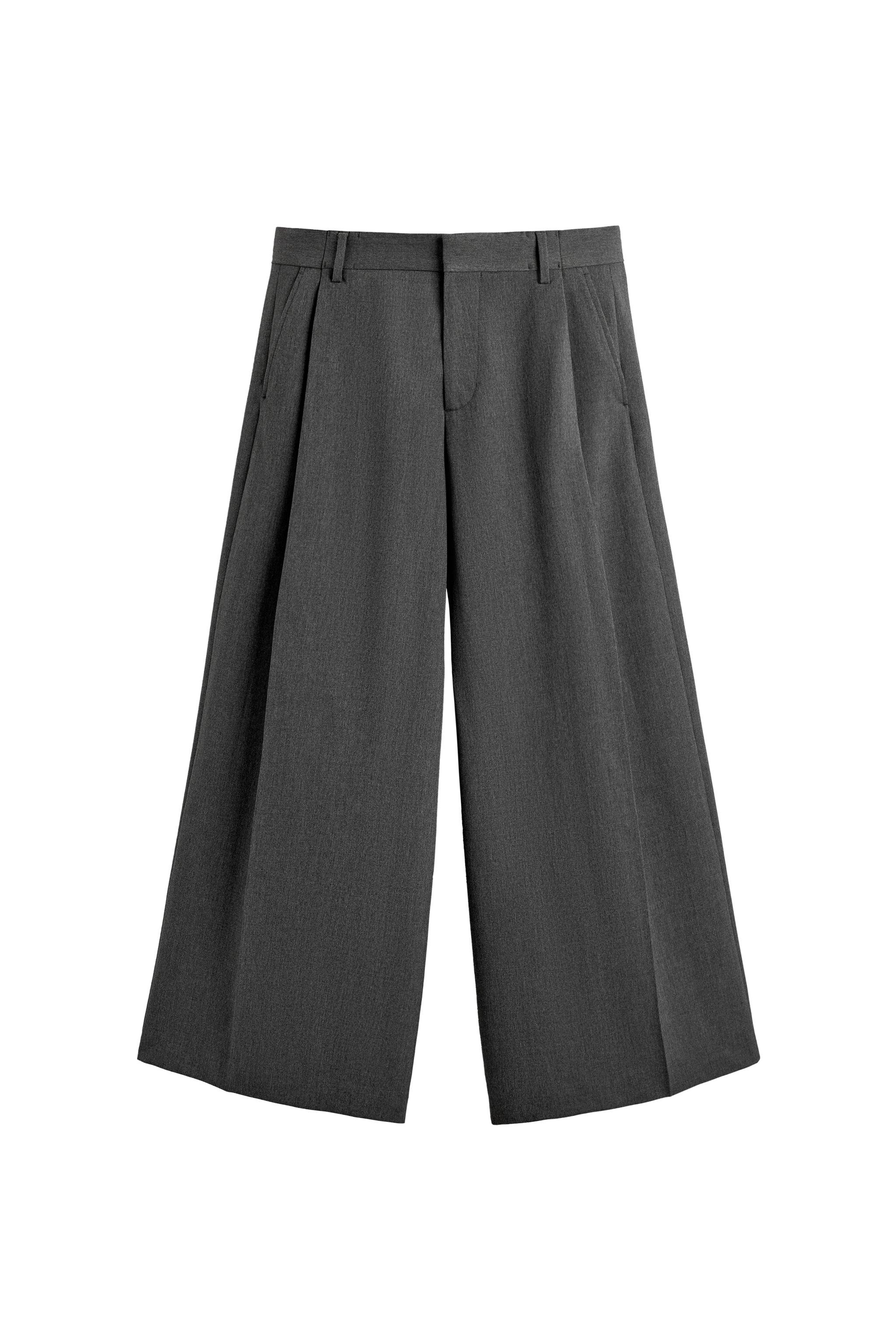 PİLİLİ GENİŞ PAÇA PANTOLON