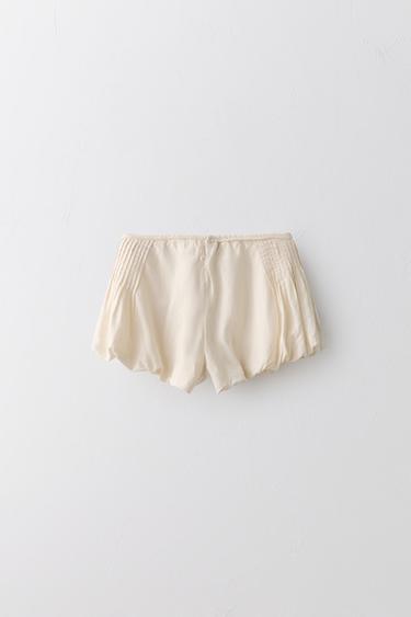 6-10 YEARS/ COTTON LINEN SAROUEL SHORTS LIMITED EDITION - Ecru by Zara - Image 1