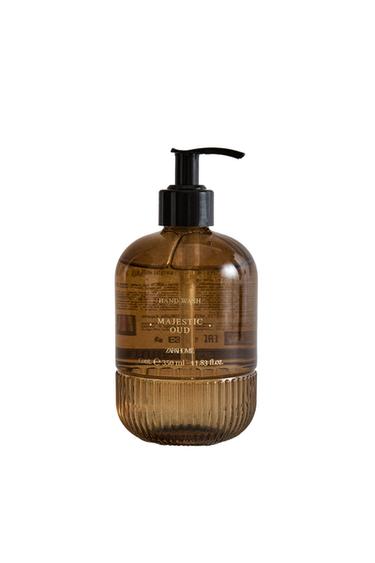 (350 ML) MAJESTIC OUD LIQUID HAND SOAP - Dark brown by Zara