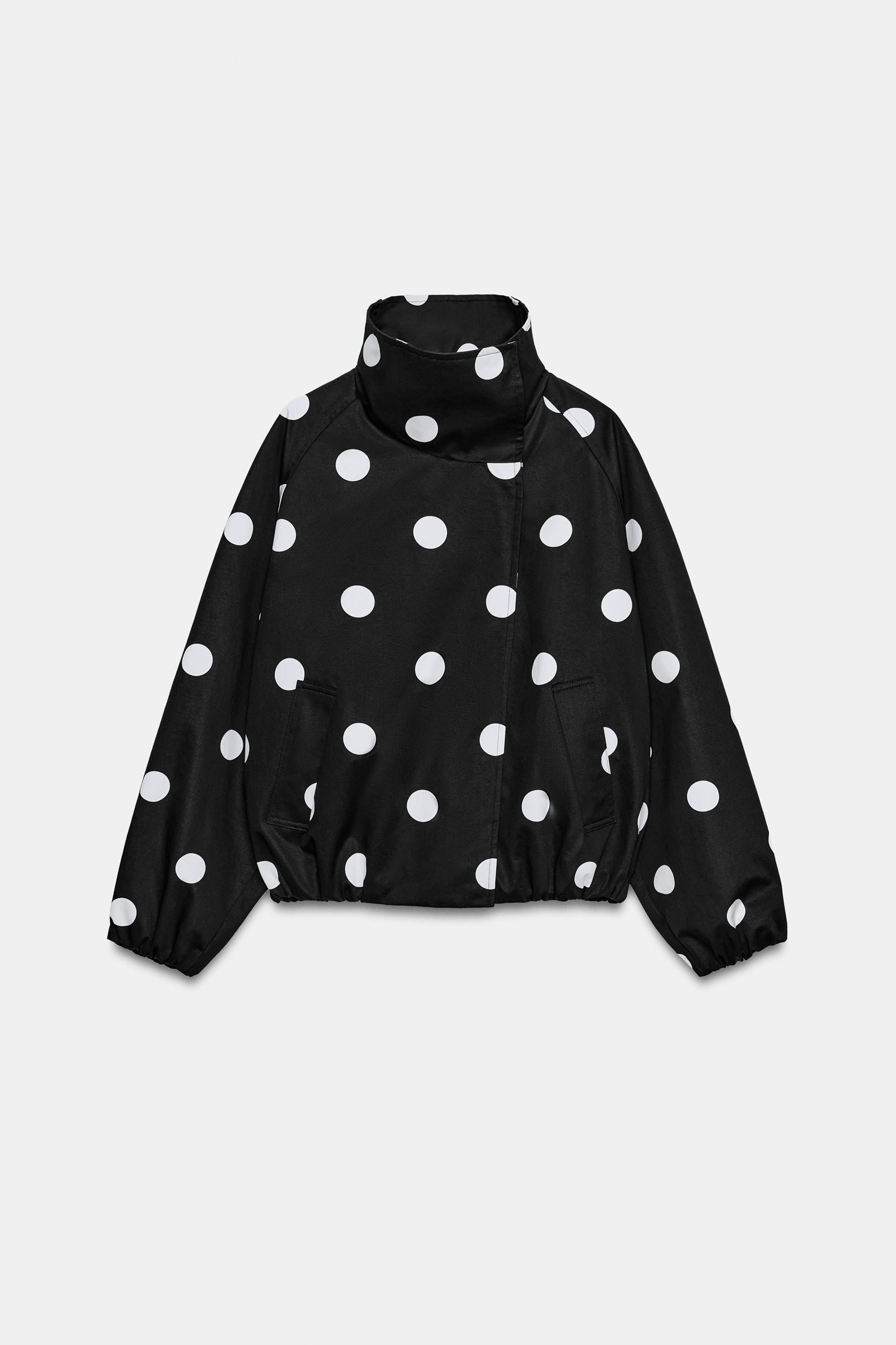 POLKA DOT BOMBER JACKET