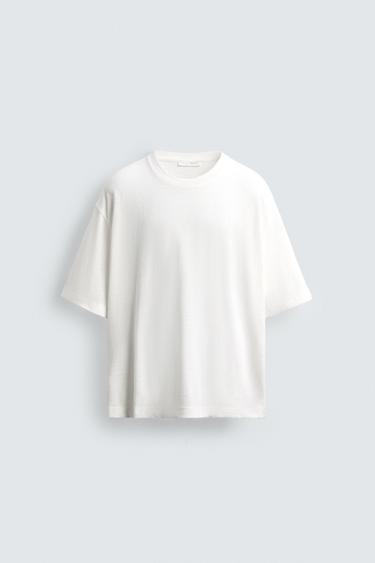 OVERSIZE FIT T-SHIRT - Sand by Zara - Image 0