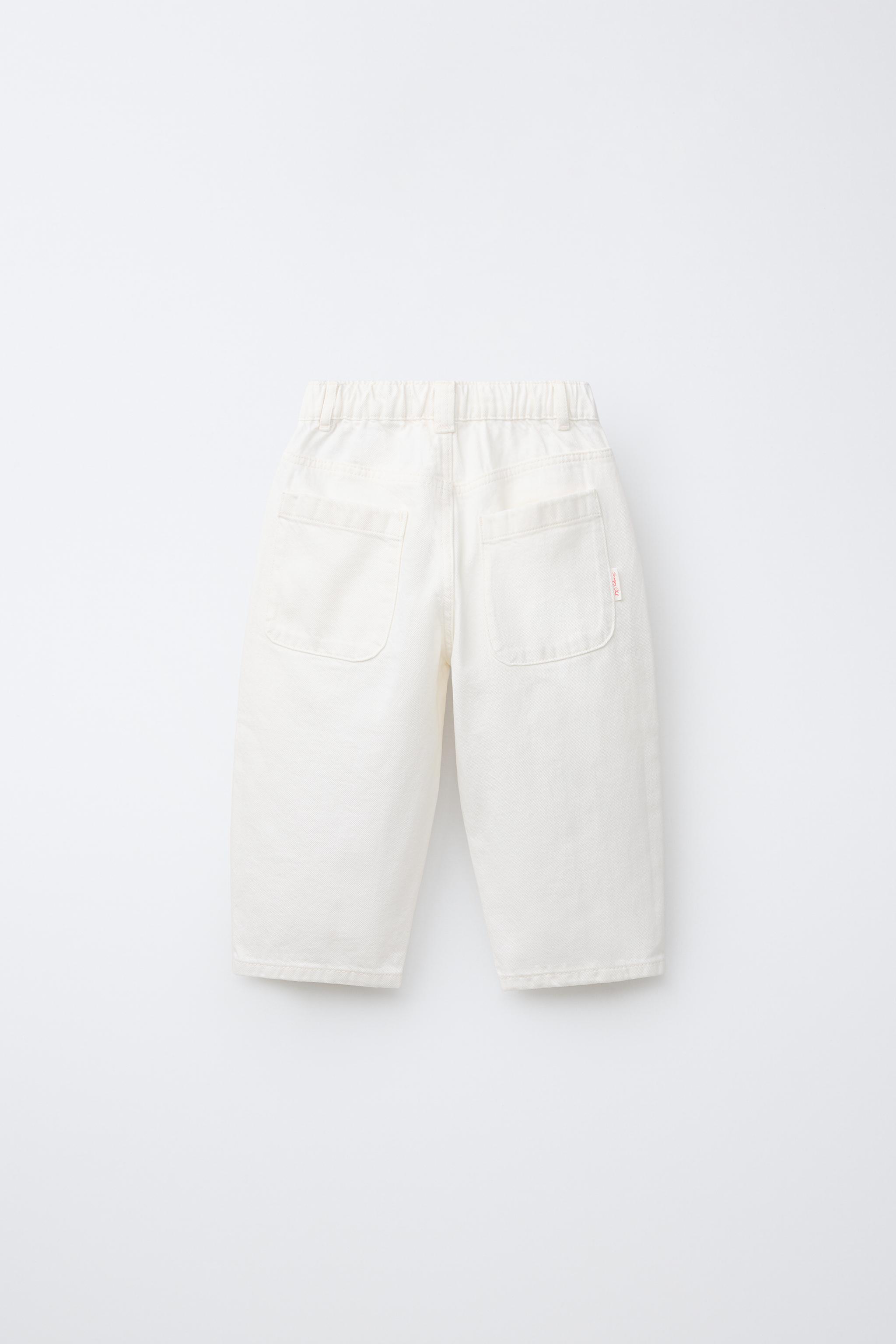 PANTALON SERGÉ RELAXED BRODERIES SNOOPY PEANUTS™