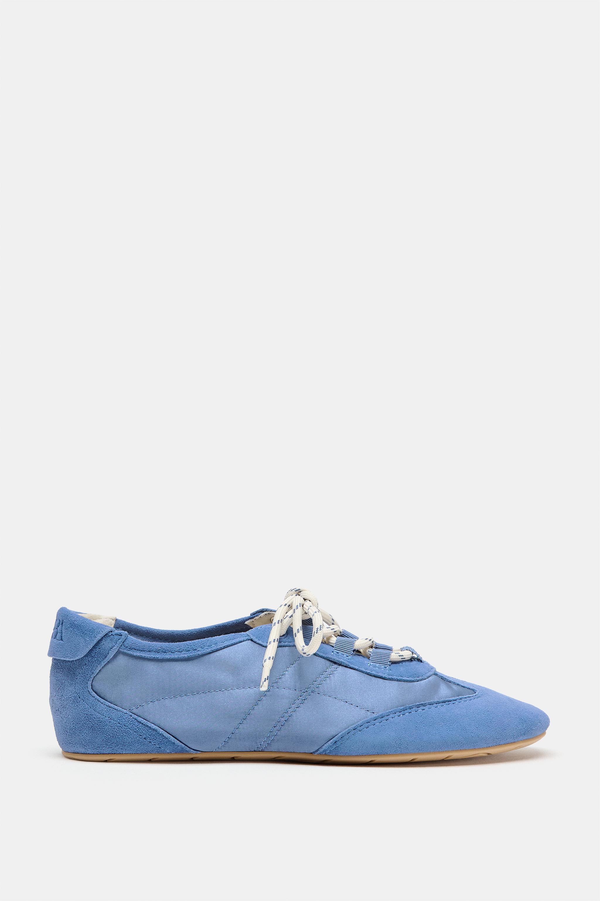 SPORTY BALLET FLATS — Blue
