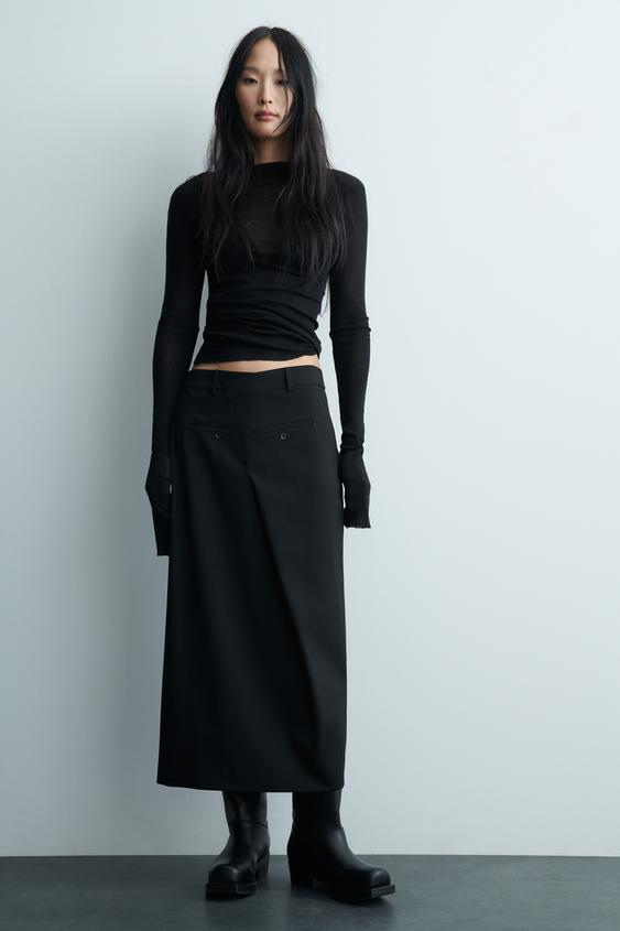 SHORT LEATHER SKIRT - LIMITED EDITION - Black