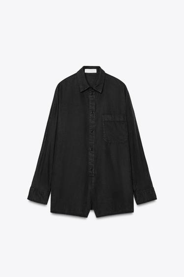 TUTA CORTA FLUIDA - Nero di Zara