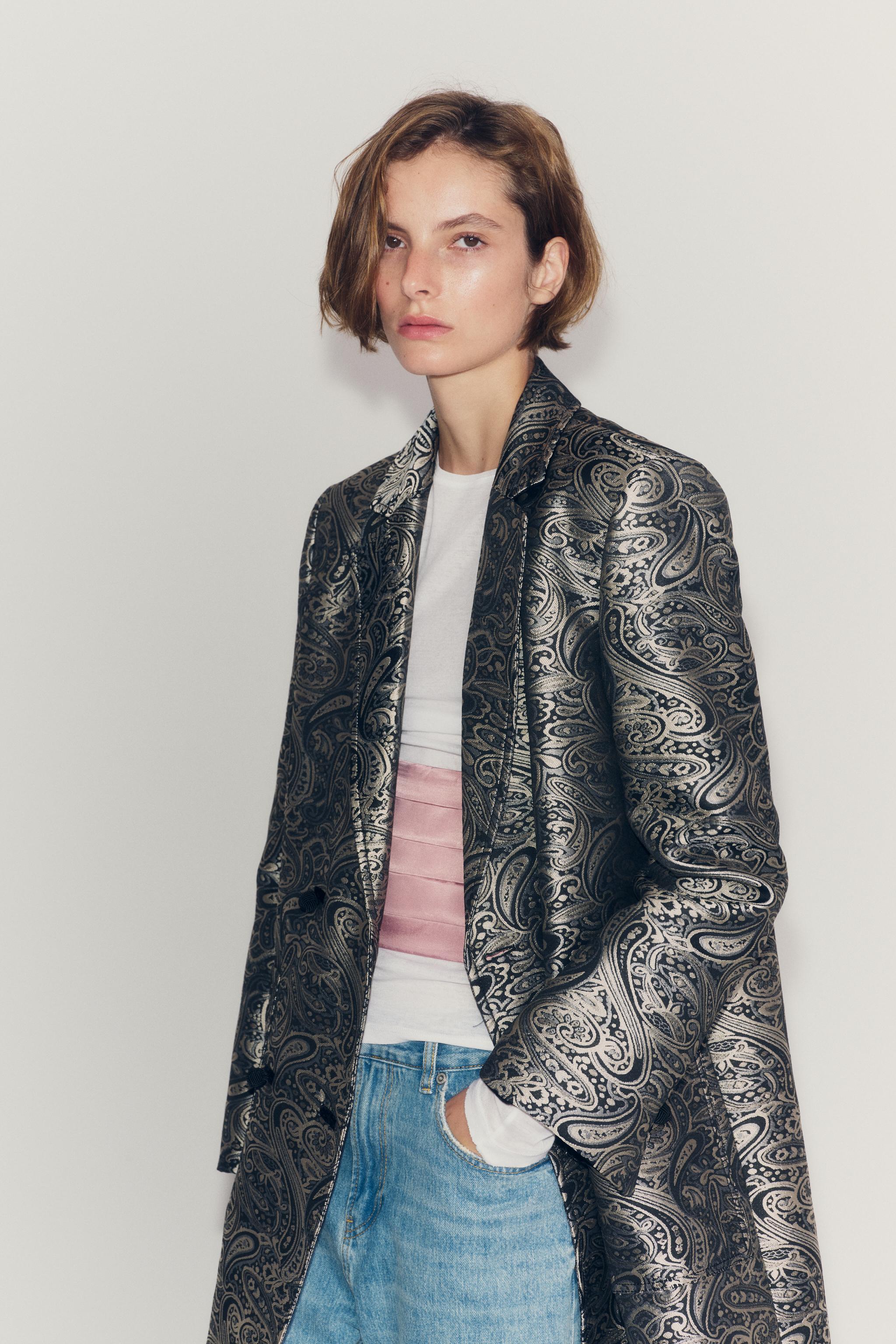 ZW COLLECTION JACQUARD COAT
