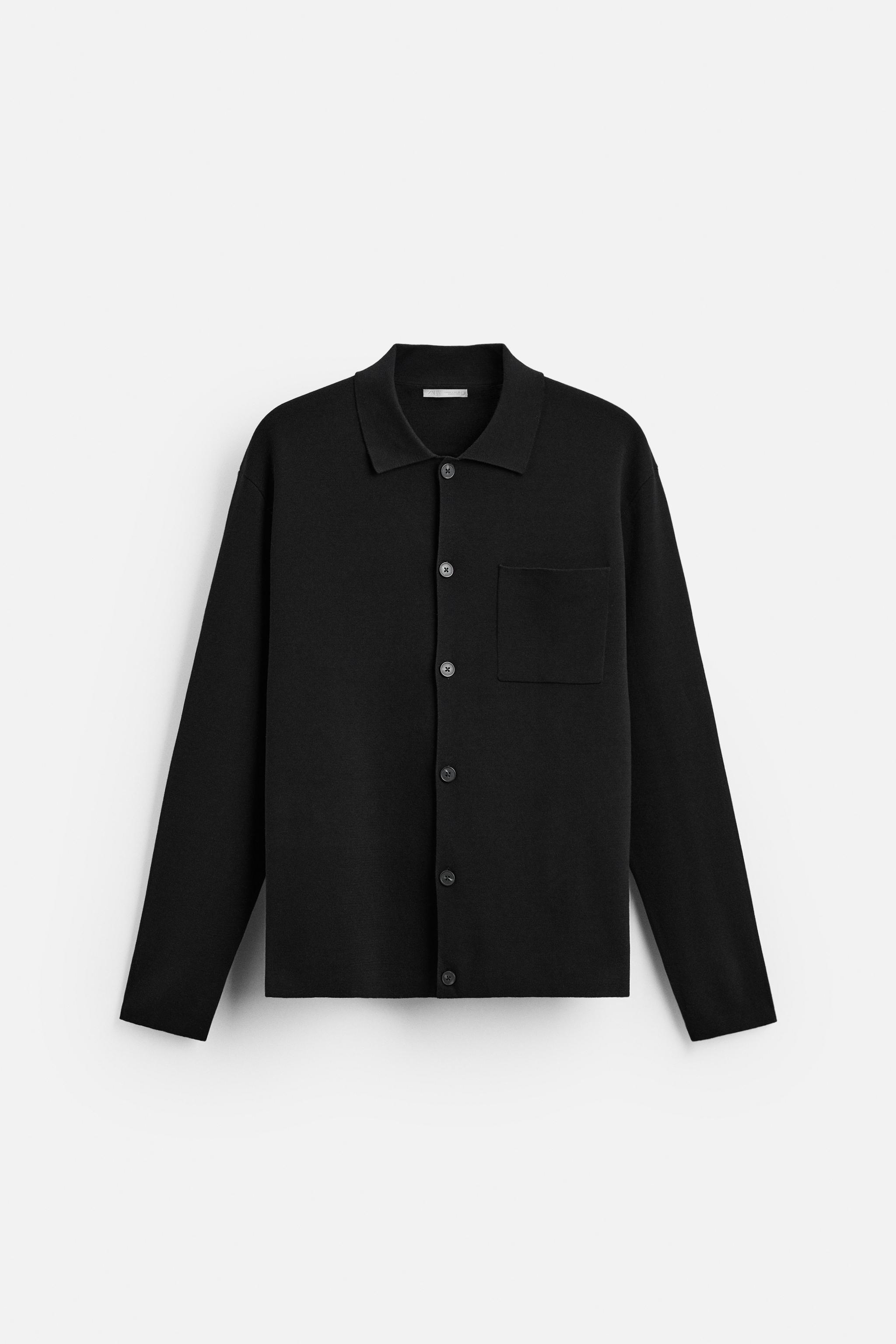 ZARA】パイピングシーム入りニットジャケット 6771/020/802