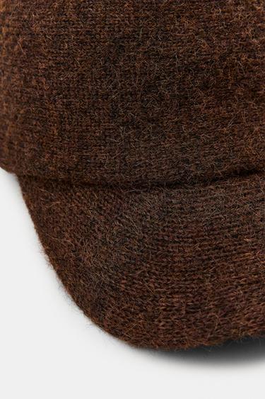 CASQUETTE EN MAILLE - Marron de Zara - Image 2