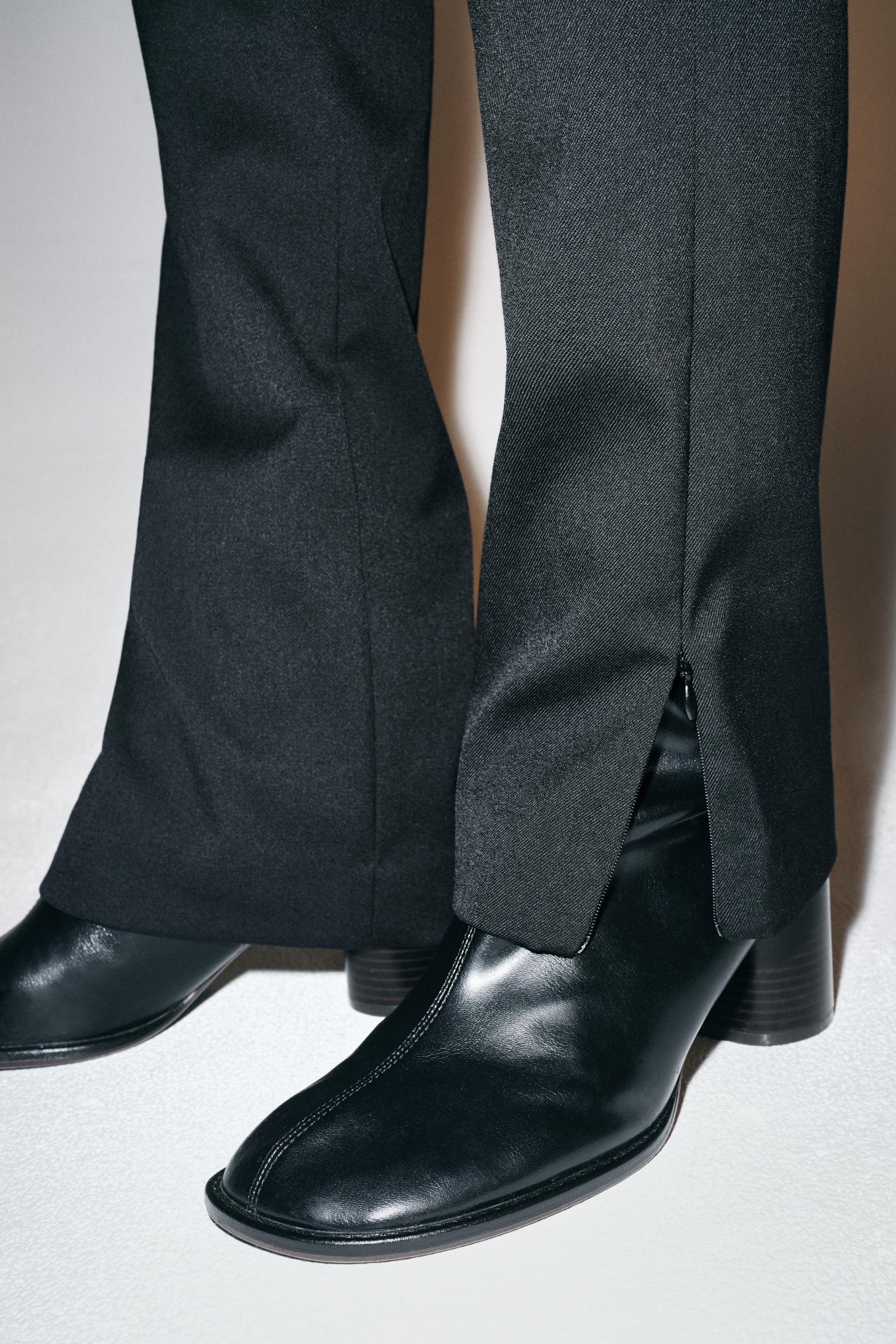 ZW COLLECTION WOOL STRAIGHT PANTS