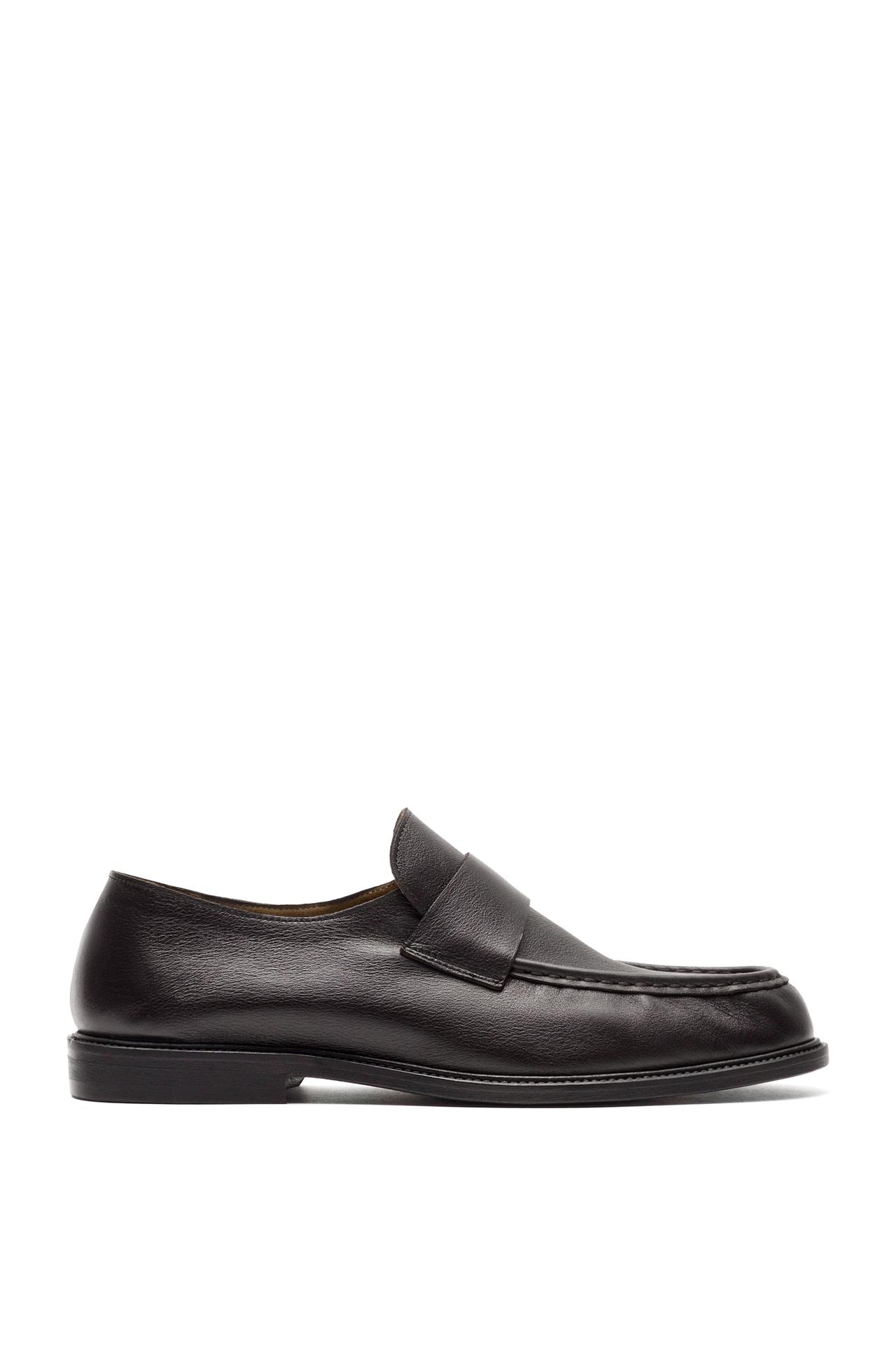 Soft leather moc toe loafer - LIMITED EDITION — Dark brown
