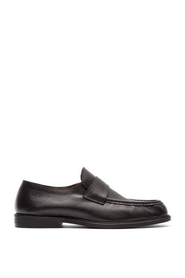 Soft leather moc toe loafer - LIMITED EDITION — Dark brown 1