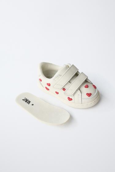 HEART BAREFOOT PLIMSOLLS - White by Zara - Image 4